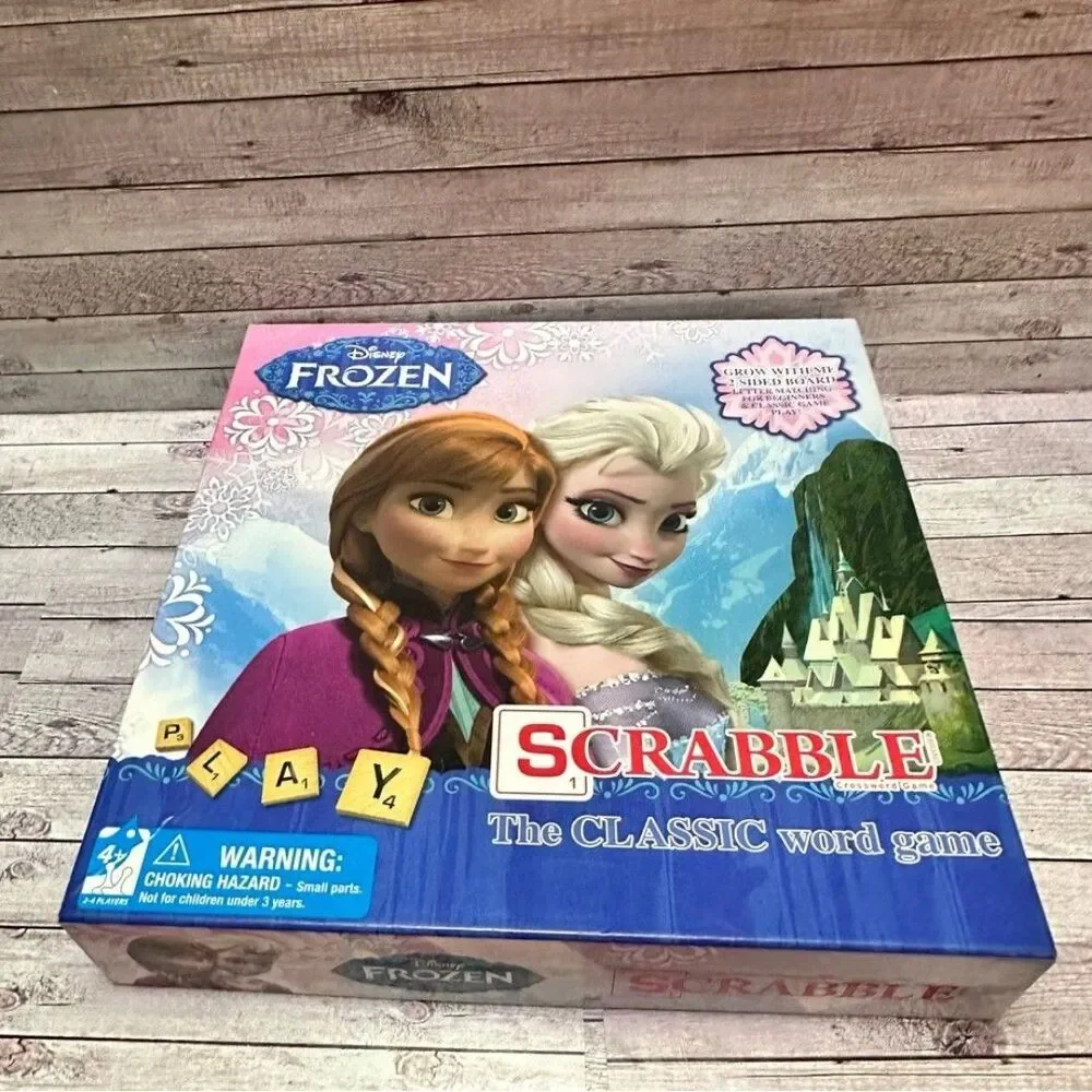 Disney Frozen Scrabble Game - Blue and Pink